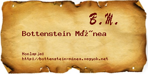 Bottenstein Mínea névjegykártya