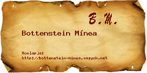 Bottenstein Mínea névjegykártya